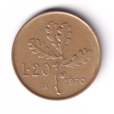 Italia - 20 Lire 1970