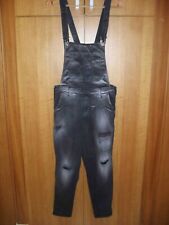 VINTAGE 80's denim Salopette jeans overall unisex