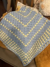 Knitted Crochet Baby Blanket