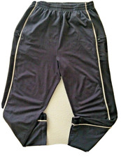 NIKE pantaloni tuta uomo misto cotone grigio nero Mis M IT52