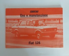 FIAT 128 Manuale Uso e Manutenzione II-1977 4ª Edizione Auto Storiche ORIGINALE 
