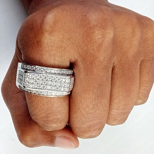 Anello uomo oro diamante