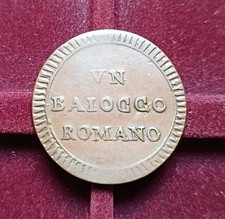 Un Baiocco Romano 1798 2° Tipo Raro- Pio VI- Stato Pontificio