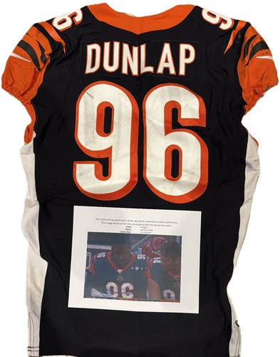 Carlos dunlap gioco indossato - dunlap,