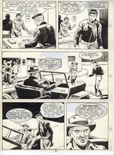 FRANCO DONATELLI - TAVOLA ORIGINALE MISTER NO 'UNO SPORCO AFFARE'