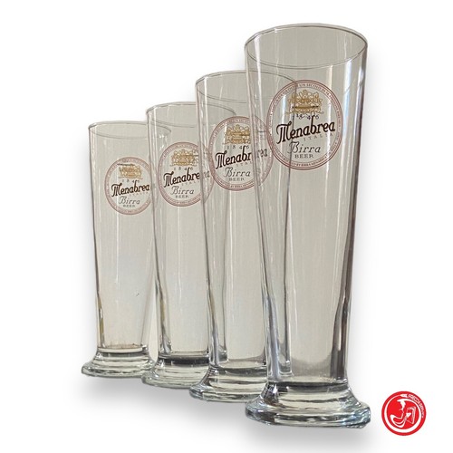 Bicchieri birra menabrea - ,