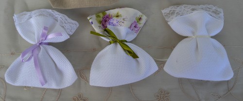 Sacchetto bomboniera shabby - sacchetto,