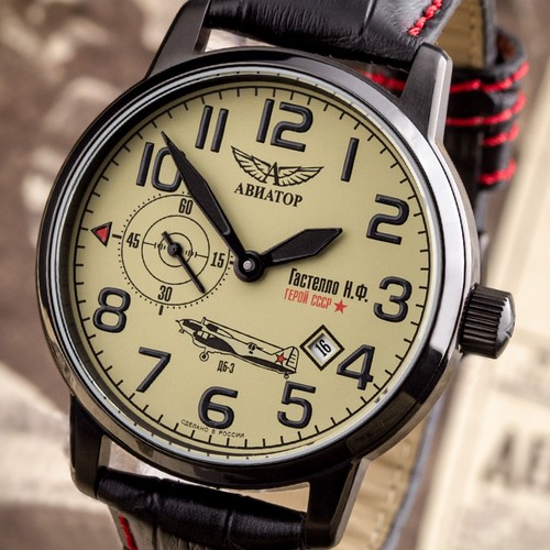 Orologio uomo aviator gastello - uomo,