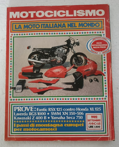 Motociclismo 1982 fantic - 9,