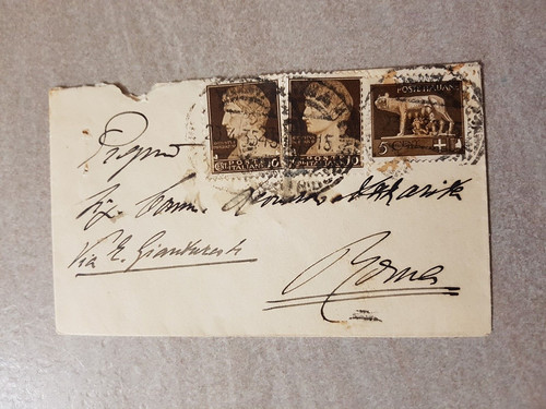 1935 storia postale - , regno