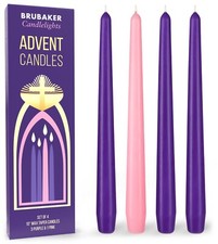 BRUBAKER Candele Natale 24cm
