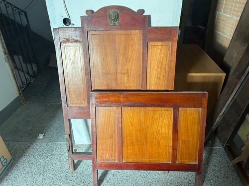 Letto singolo legno con - letto,