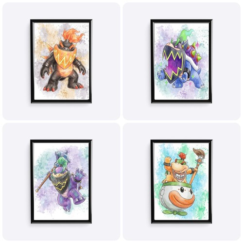 Poster wonder bowser - wonder, jr