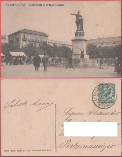 Cartolina alessandria - cartolina,