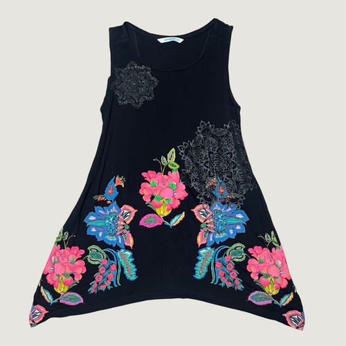 Desigual tunica canotta nera