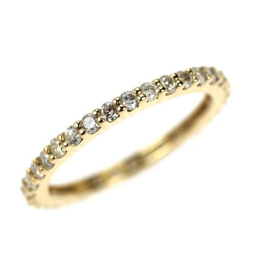 Anello con diamanti - k18yg, full