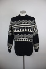 SUPERDRY MAGLIONE MAGLIA UOMO TG L MAN SWEATER CASUAL VINTAGE LANA BLU