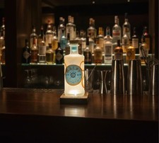 Lampada artigianale base gin - lampada,