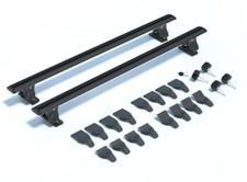 BARRE PER AUTO  DA TETTO LISCIO PORTAPACCHI UNIVERSALI IN ALLUMINIO LS22 130 CM