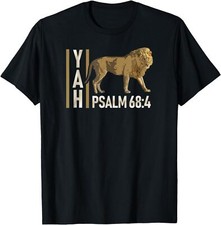 T-shirt Yah Salmo 68:4 ebraica