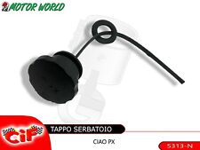 TAPPO SERBATOIO BENZINA PER CIAO APE 50 P TM FL GRILLO TRE CON ASTA NERO PIAGGIO