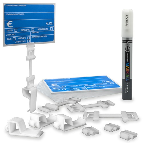 Kit cartellini segnaprezzi - kit, 25