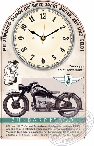 Orologio parete zündapp ks - orologio,
