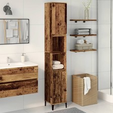Armadietto Bagno Legno Antico