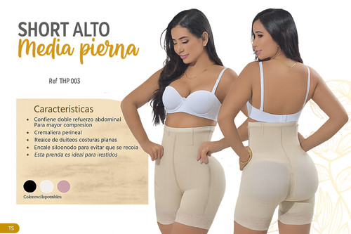 Faja colombiana talla short - talla,