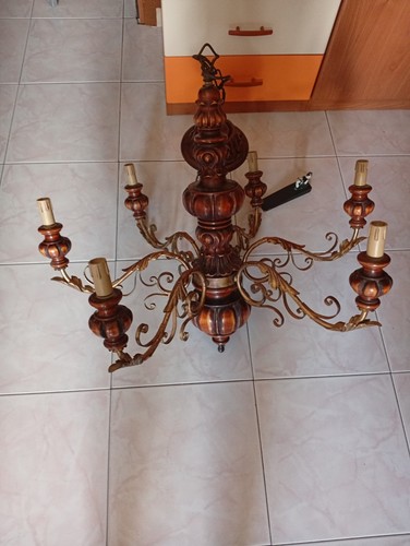 Lampadario vintage anni - lampadario,
