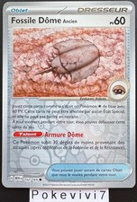 Carte Pokemon FOSSILE DÔME