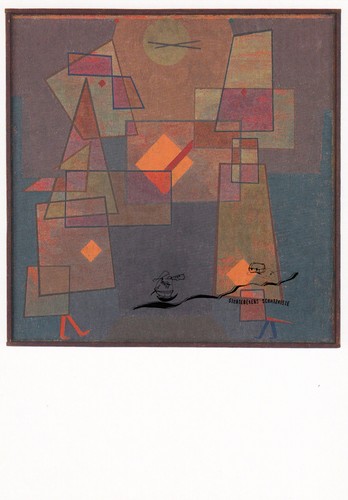Cartolina artistica paul klee - cartolina,