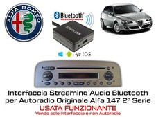 Interfaccia Streaming Audio Bluetooth XCARLINK Samrt BT Autoradio Alfa Romeo 147