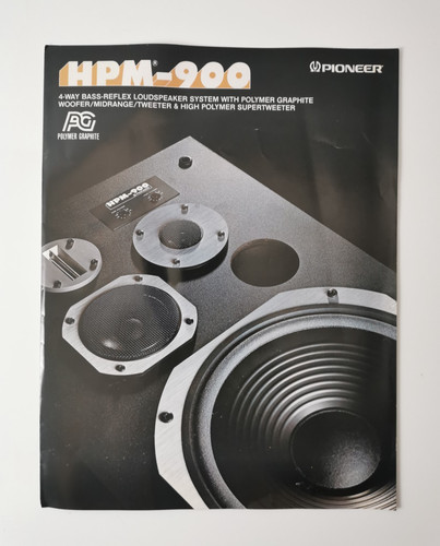 Pioneer hpm 900 loudspeaker - pioneer,