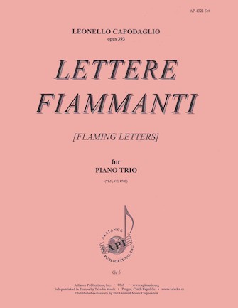 Lettere flammanti violin - lettere,