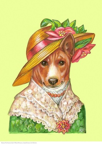 Basenji stampa artistica - stampa,