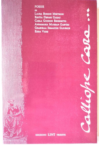 Aavv cara calliope - cara, poesia