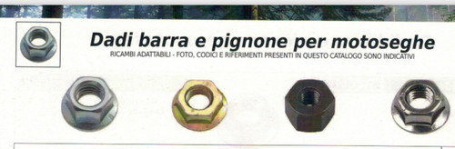 Dado per bullone barra - bullone,