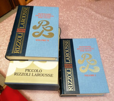 PICCOLO RIZZOLI LAROUSSE DIZIONARIO ENCICLOPEDICO PER TUTTI 2 VOLUMI