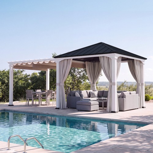 Modern shade x20 pergola - modern,