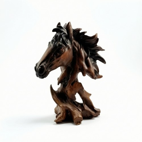 Scultura testa cavallo - scultura, di