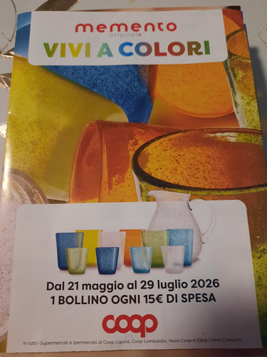 Scheda bollini coop viva - scheda, 25