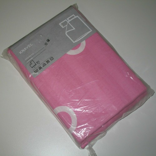 Ikea knavel pink bedding set - ikea,