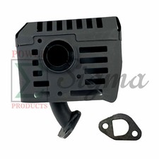 Marmitta di scarico con scudo termico adatta per Honda F501 F501K1 F501K2 ROTOTILLER