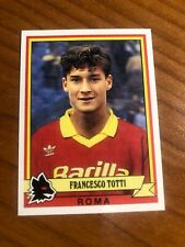 1992 TOTTI ROMA ROOKIE STICKERS AUTOPRODOTTI COME PANINI LEGGI DENTRO 