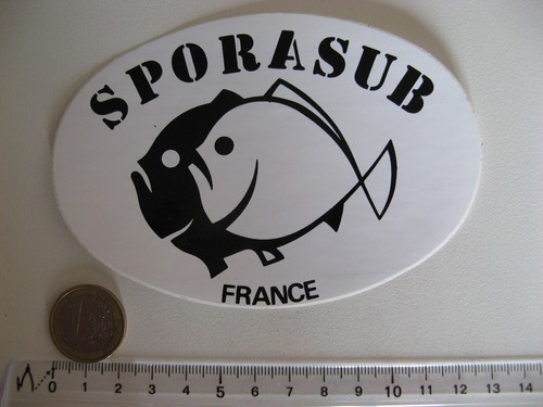 Autocollant sporasub france - autocollant,