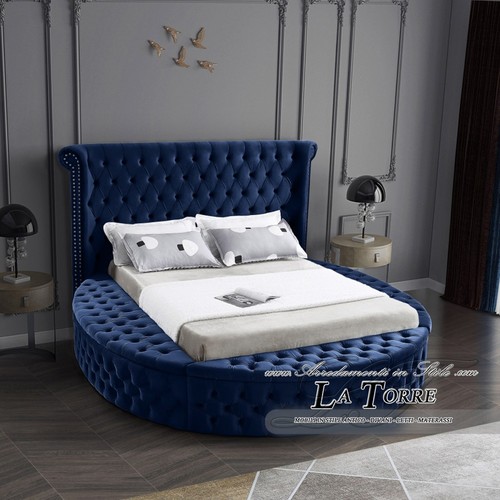 Letto matrimoniale rotondo - letto,