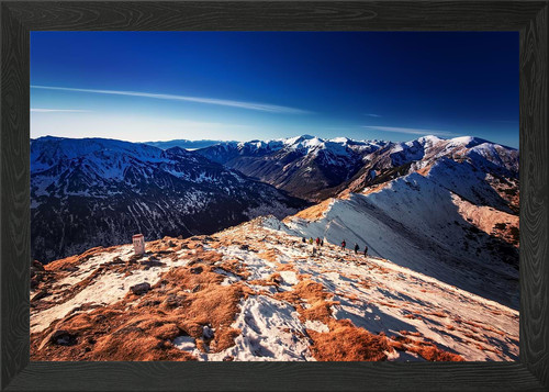 Montagne tatry inverno - tatry, in