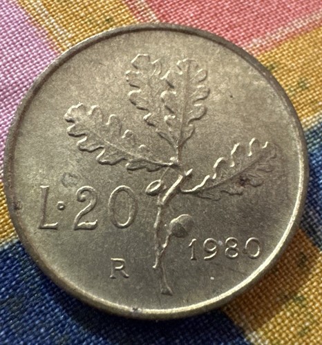 Moneta lire del 1980 - moneta, da