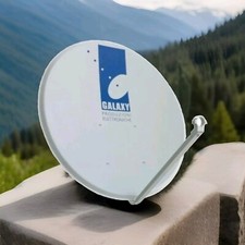 PARABOLA SATELLITARE 100CM GALAXY HD 4K SKY  RAI MEDIASET + LNB HOTBIRD ASTRA